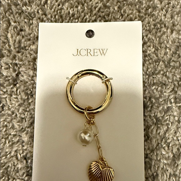 NWT J.Crew Gold and Red Apple Keychain/ Bag Charm - Picture 6 of 6